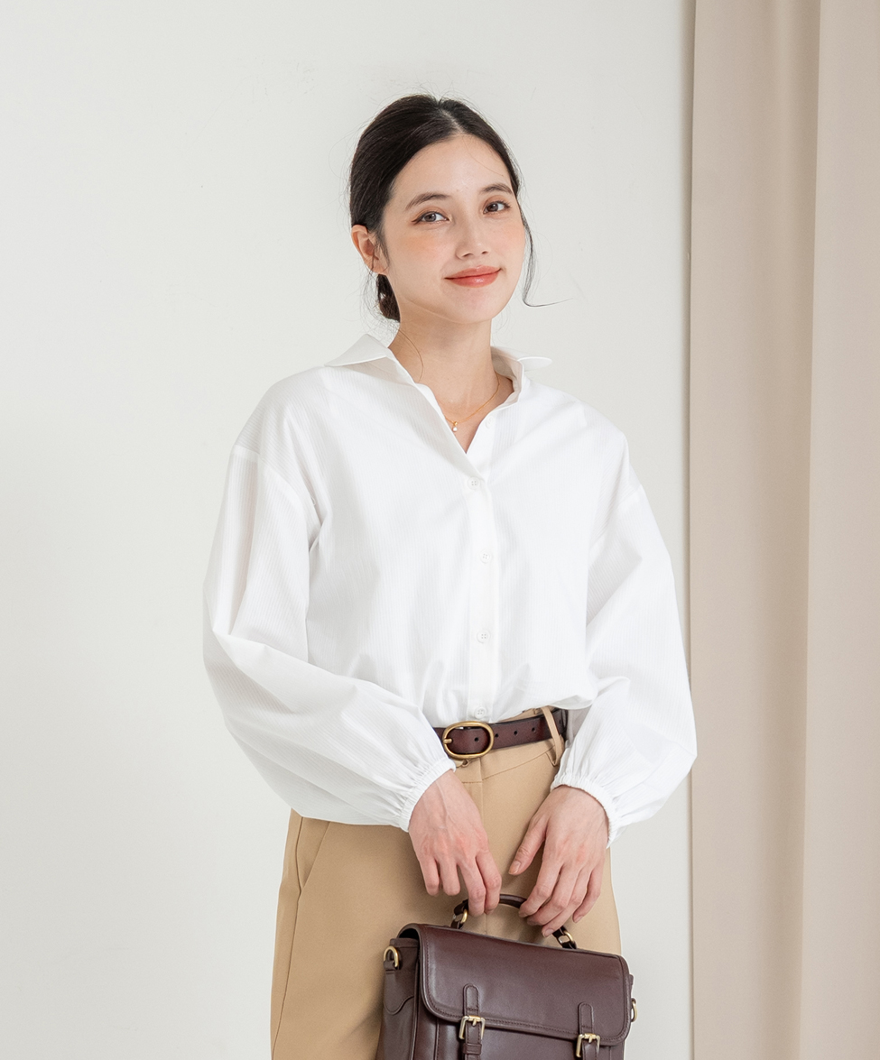 GT 小領澎袖襯衫