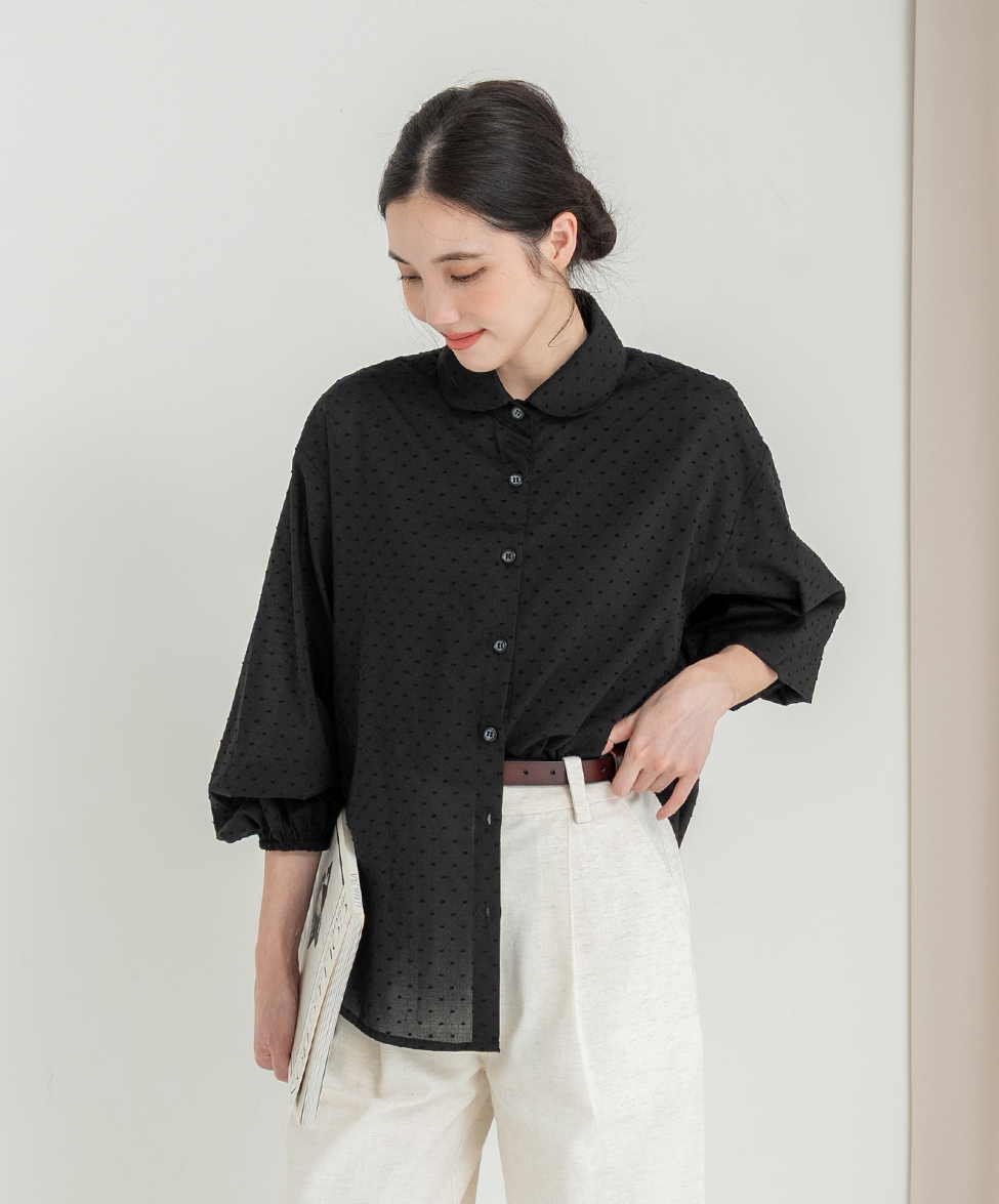 GT 小領澎袖襯衫