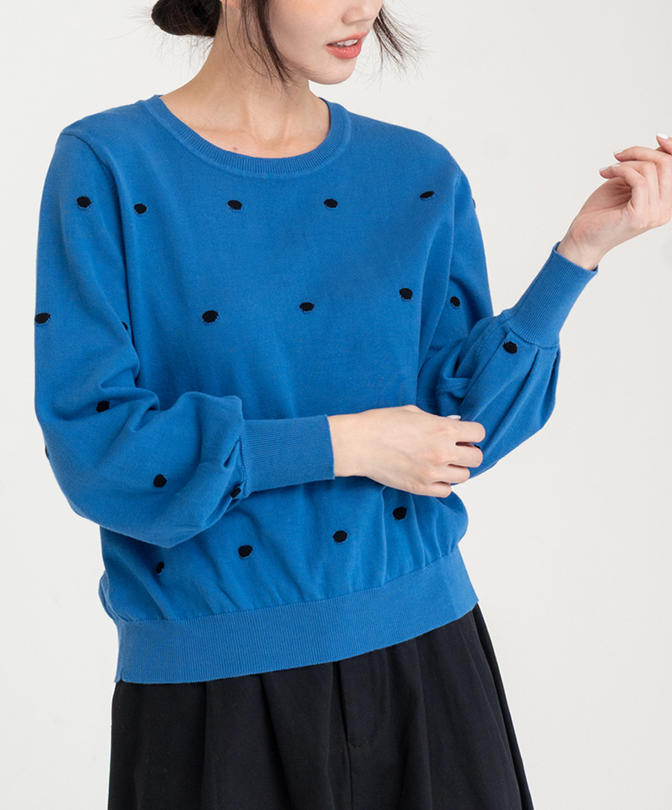 GT 點點針織上衣