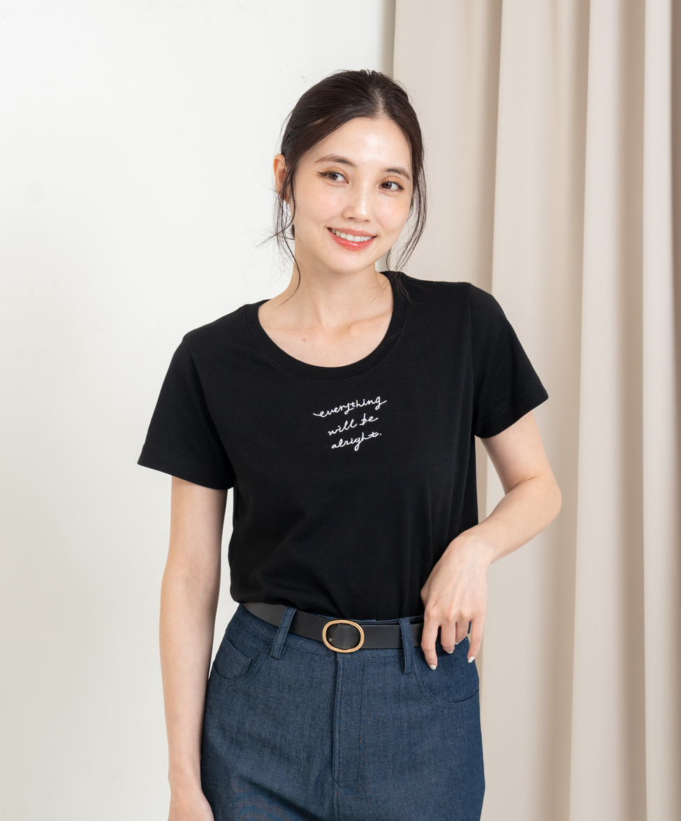 GT 刺繡合身T恤