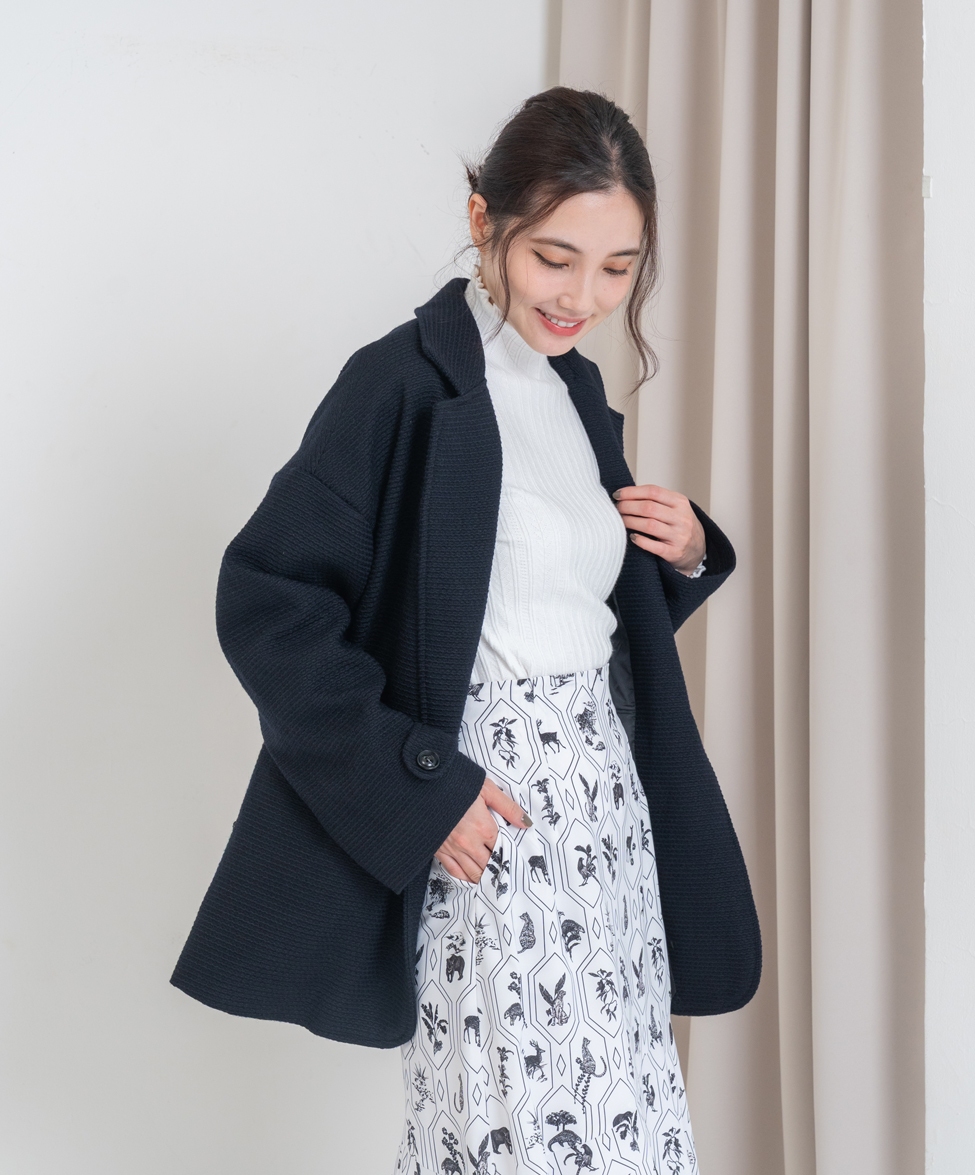 GT 休閒毛料大衣外套