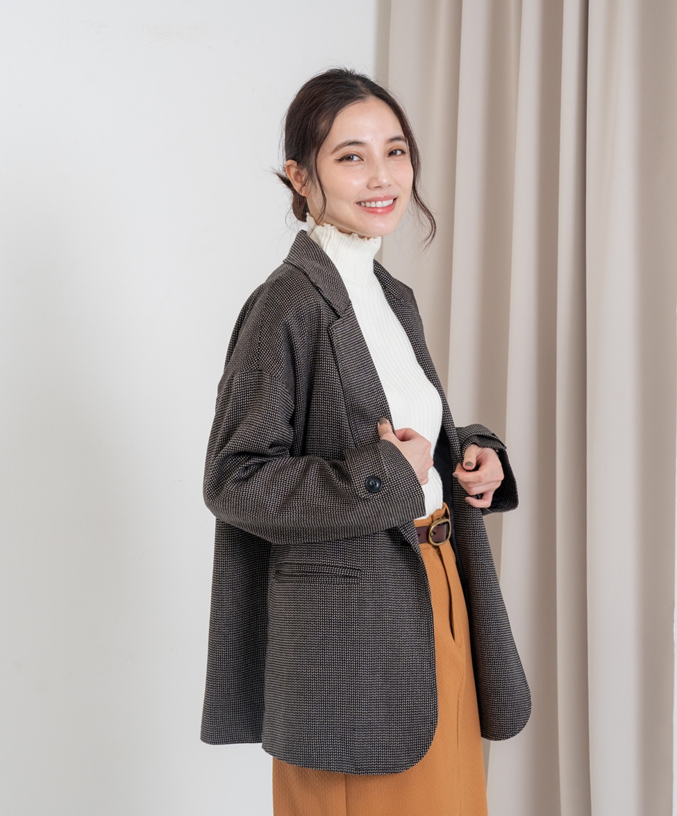 GT 休閒毛料大衣外套