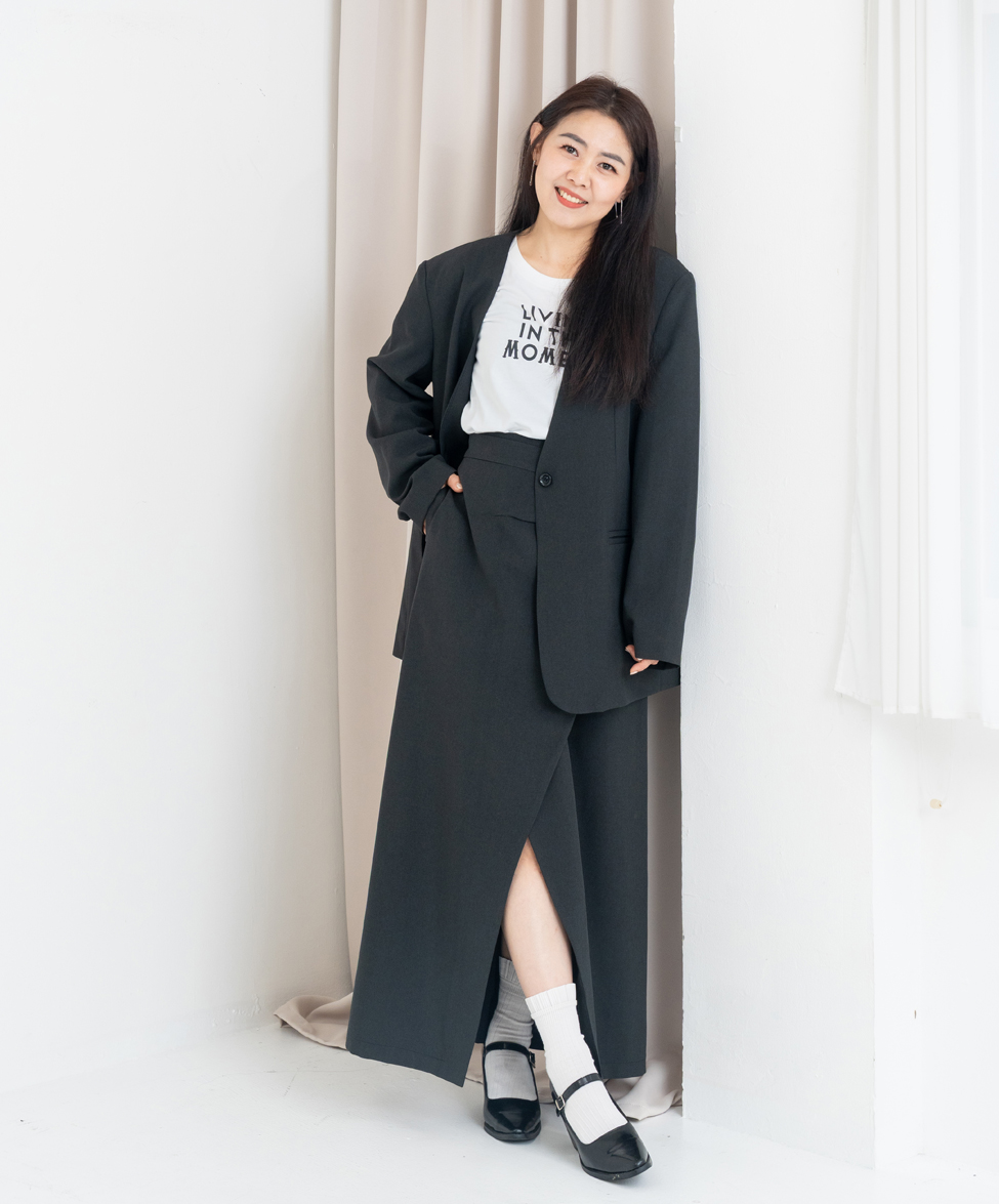 GT x Ivy Liu 聯名款-無界線西裝外套