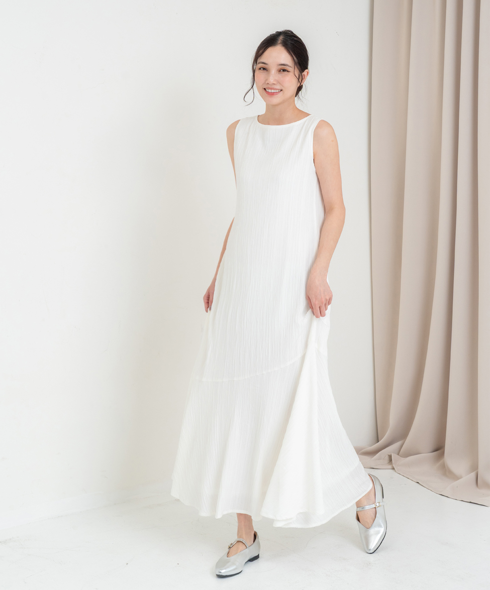 GT 背心斜魚尾長洋裝