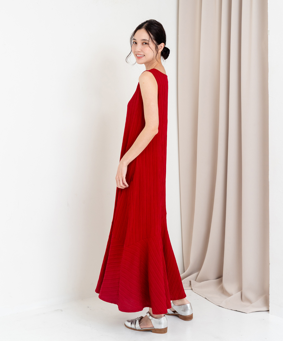 GT 背心斜魚尾長洋裝