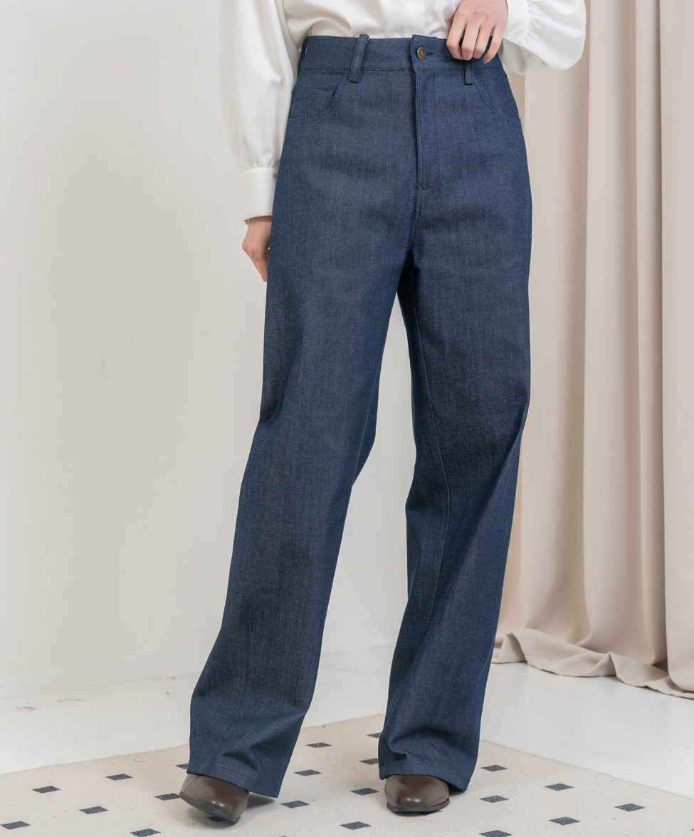 GT 彈性直筒寬褲