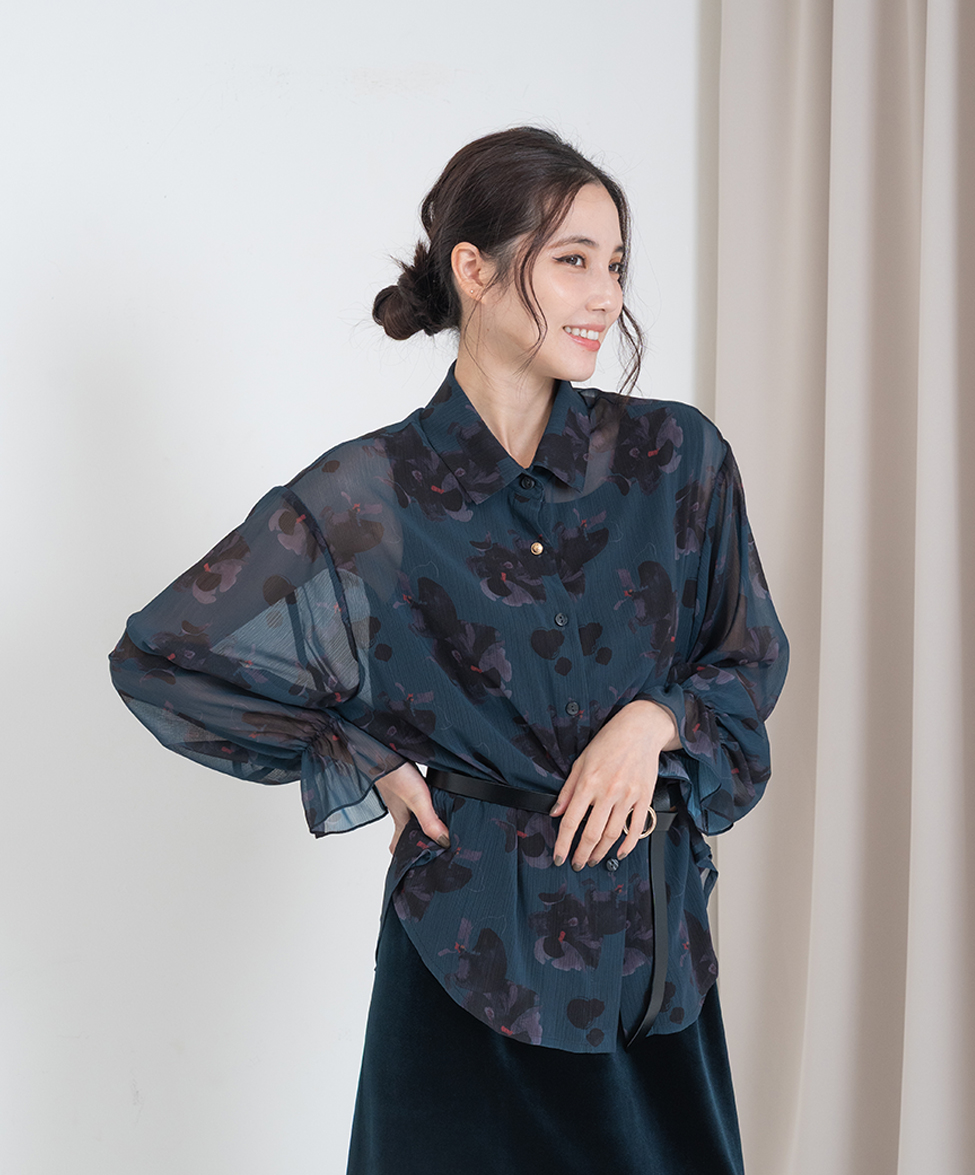 GT Print 插畫家聯名款公爵袖襯衫