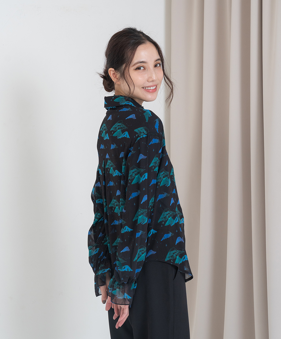 GT Print 插畫家聯名款公爵袖襯衫