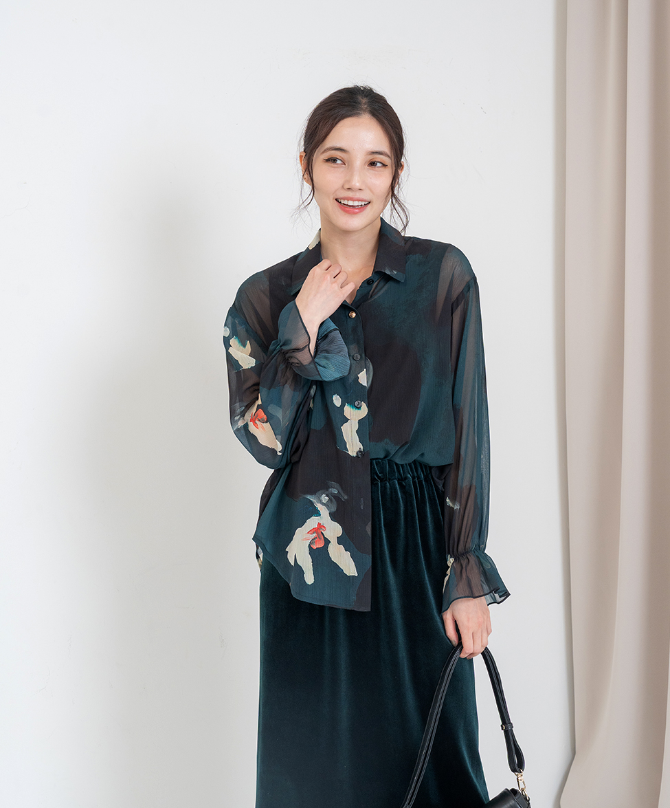 GT Print 插畫家聯名款公爵袖襯衫