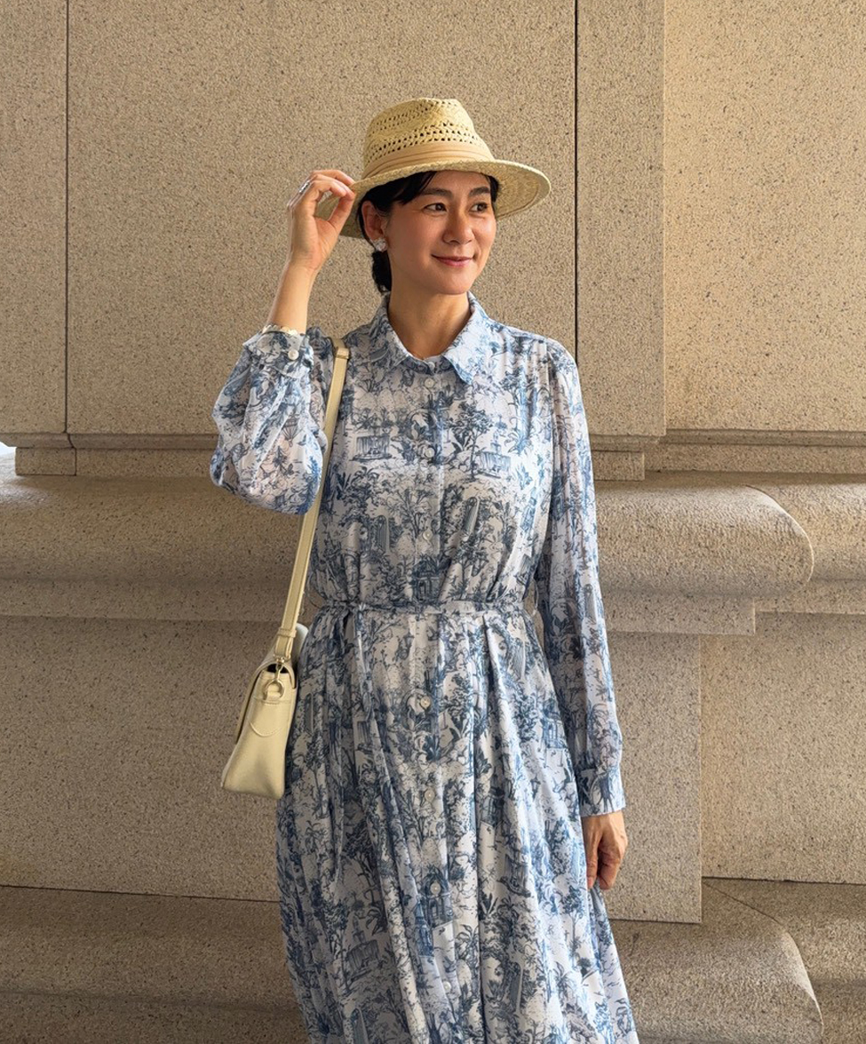 GT Print 印花襯衫長洋裝