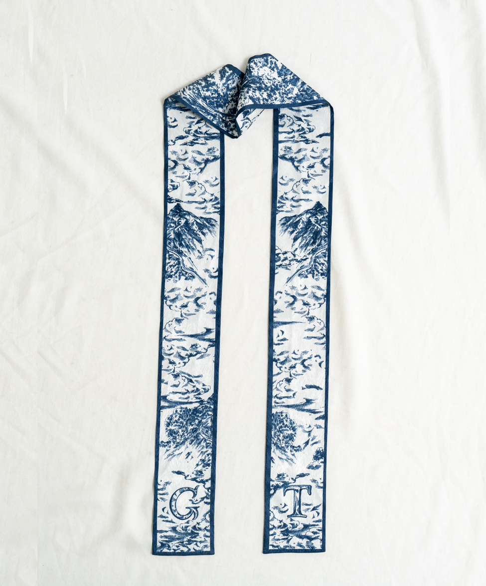 GT Print 長條平口絲巾